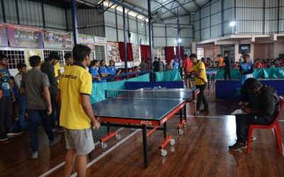 District level Table Tennis Tournament was held at BET COMPOSITE PU COLLEGE