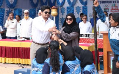 Annual sports day was conducted on 21st October 2023