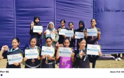 Students of 8th standard participated in inter school ‘UDAAN’ net ball competition