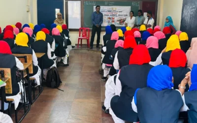 A team from BBMP visited our college and addressed the students about Oral Cancer