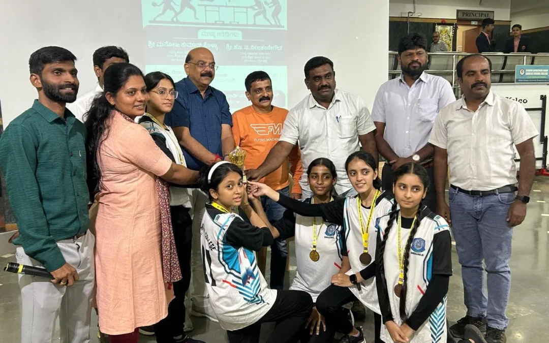 B.E.T  Composite PU College won 3rd place in District level table tennis tournament held on 22 Aug 2025
