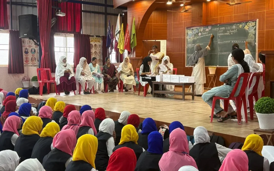 Students union elections were conducted at BET PU College